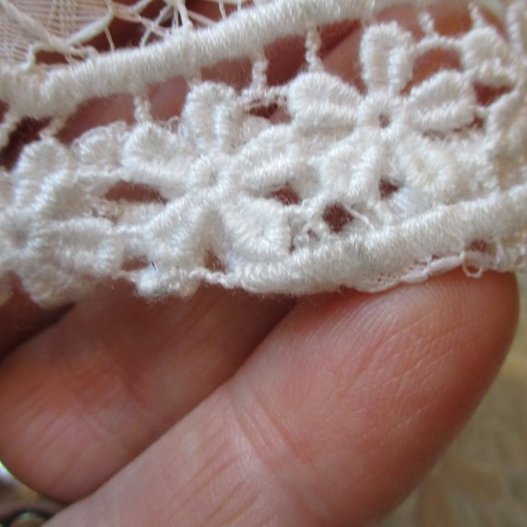 NEW FOR LOVE & LEMONS PORTALA SHEER WHITE LACE MAXI DRESS SIZE S - Picture 9 of 14